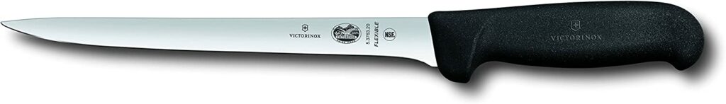 Best Safe Grip Knife for Filleting Fish:
Victorinox Cutlery 8-Inch